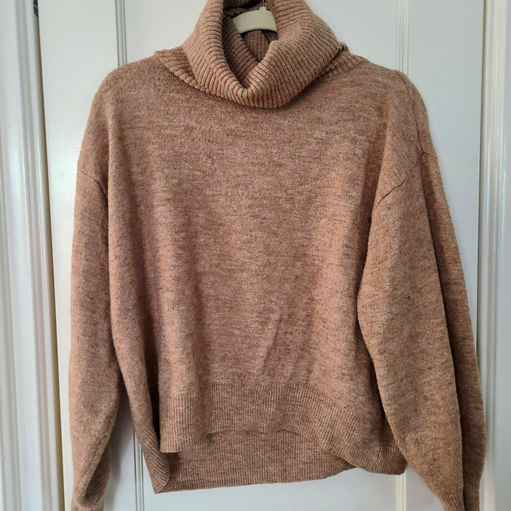 Tan turtle neck sweater